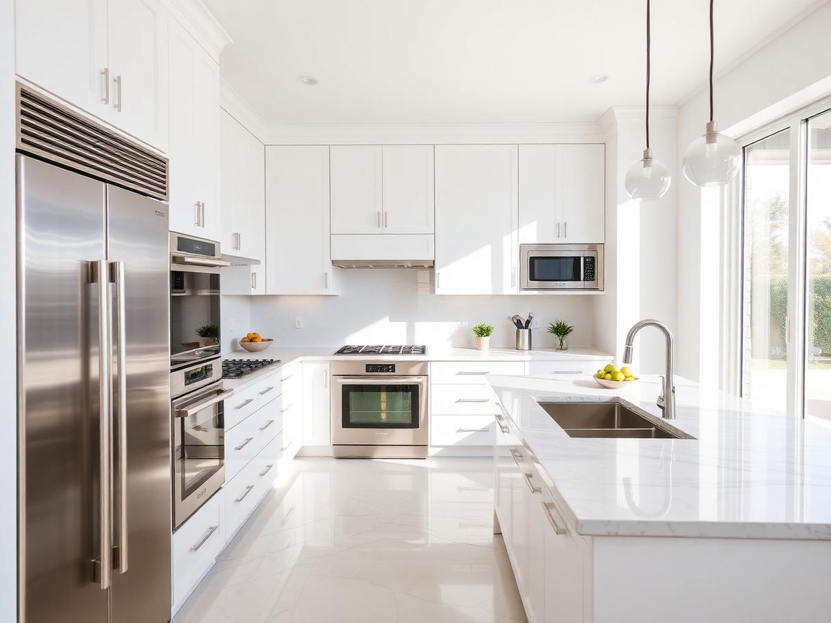 Deep Cleaning — NovoKlean Long Island & NYC Deep kitchen cleaning near me — NovoKlean cleaners in Long Island & NYC scrub and sanitize a luxury kitchen