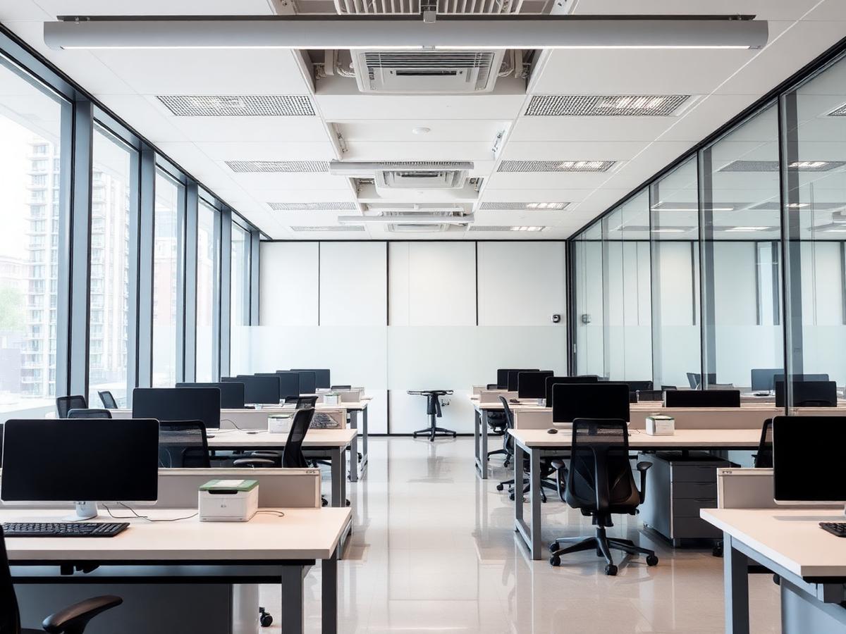 Office Cleaning — NovoKlean Long Island & NYC Commercial office cleaning in Long Island & NYC by NovoKlean — sparkling modern workspace after professional cleaning